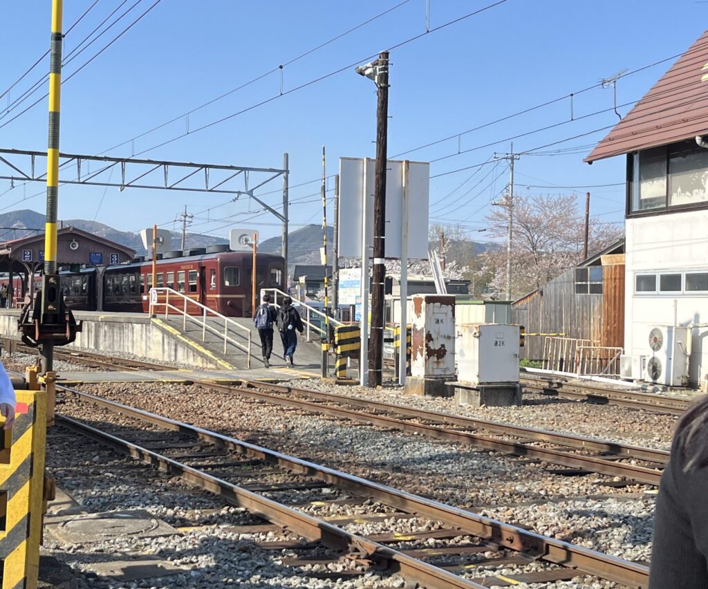 長瀞駅にて撮影したSL