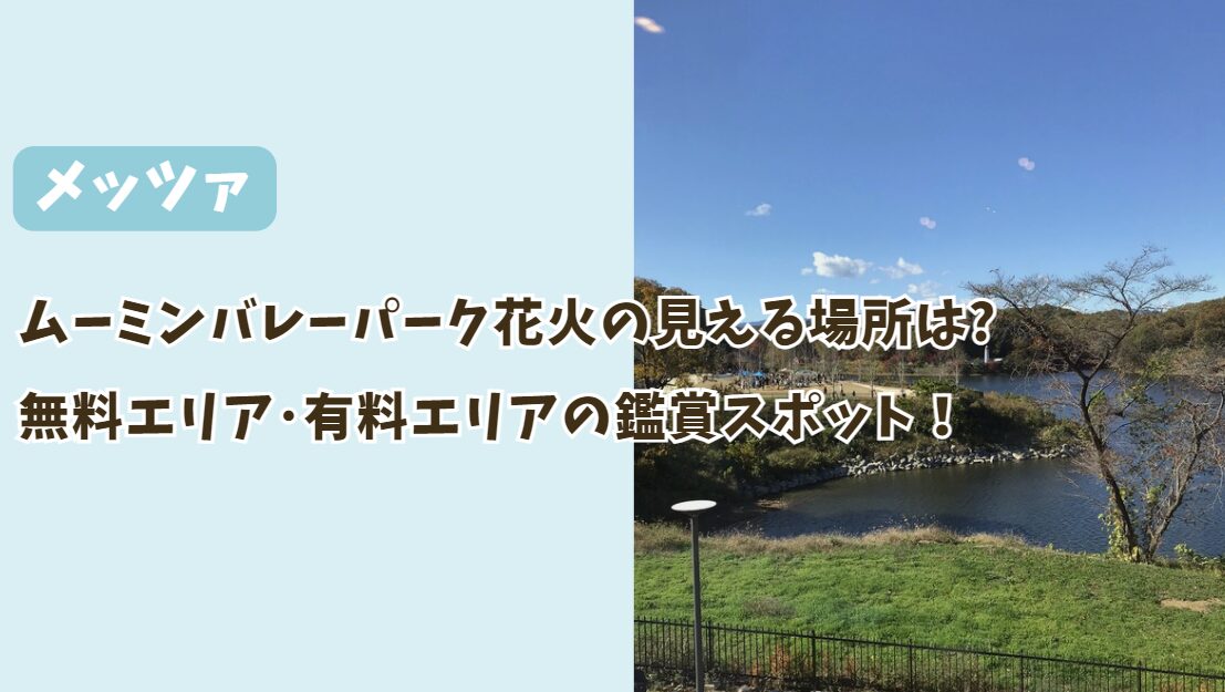 ムーミンバレーパーク花火の見える場所は？無料エリアと有料エリアの鑑賞スポット解説