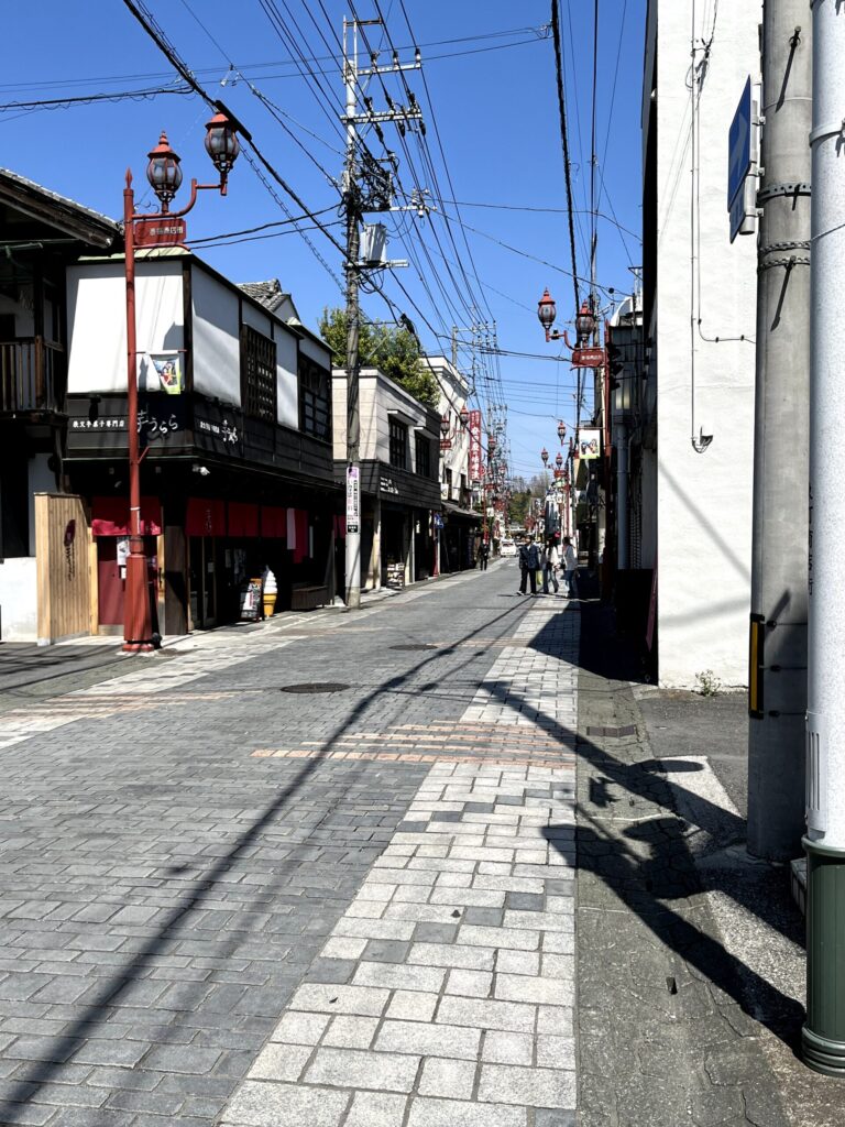 秩父番場通りにて撮影